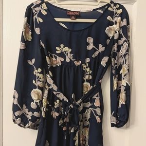 Anthropologie Maple by Some Odd Rubies Beautiful Floral Blouse Top Sz. XS